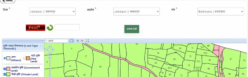 जबलपुर जिले का भू नक्शा कैसे देखें